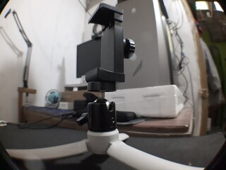 Tripod for video production illustration image background videography