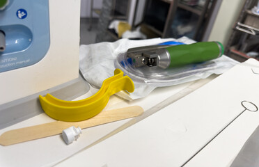 Medical equipment for anesthesia and ventilation in hospitals: endotracheal tubes, mask, oral...