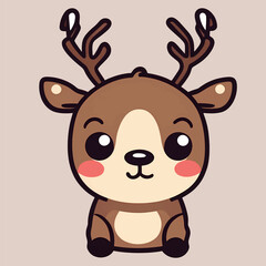 Christmas reindeer - Merry christmas