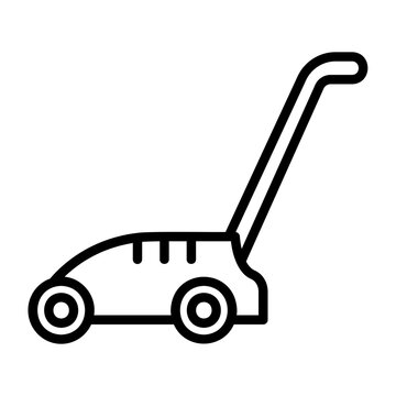 recommend clip art: lawn mower outline icon