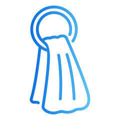 towel gradient icon