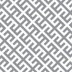 Seamless Pattern with Interlocking Grey Color Optical Illusion Pattern
