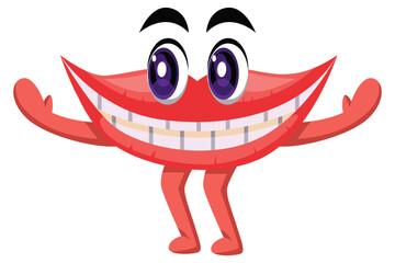 Part of Body Character Design Illustration