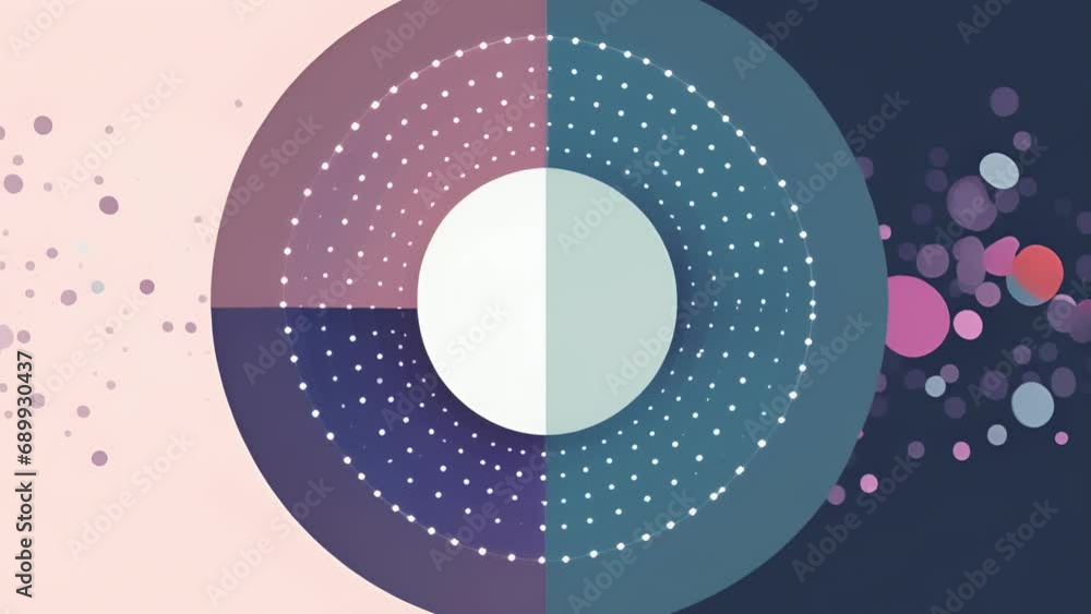 Poster a graph with circles of different sizes representing the uniqueness of each individual psychology em