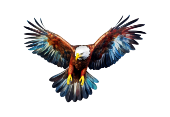 Colorful_eagle_flying_full_body._No_shadows_highes