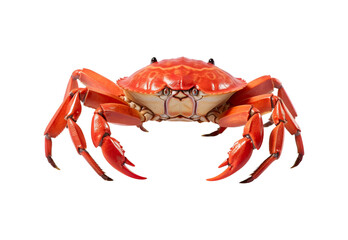 red crab isolated on white