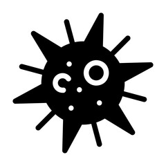 Obraz premium sea urchins Solid icon