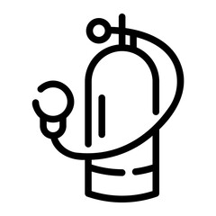 oxygen Line Icon