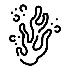 coral Line Icon