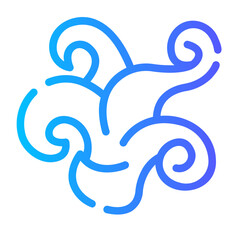 Obraz premium octopus Line Gradient Icon