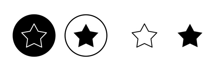 Fototapeta premium Star Icons set. Star vector icon. Rating symbol