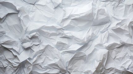 Obraz premium White wrinkled paper background with texture