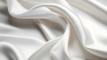 white silk fabric textile background