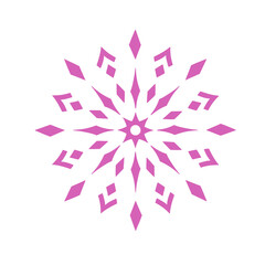 flat art firework illustration