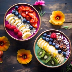 fruit cake with berries