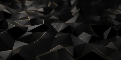 Dark triangle texture pattern background. Futuristic template element