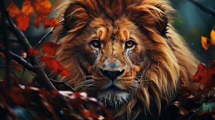 Naklejka premium Selangor Malaysia February 18 Lion , Background HD, Illustrations