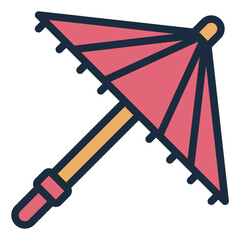 Traditional Umbrella icon