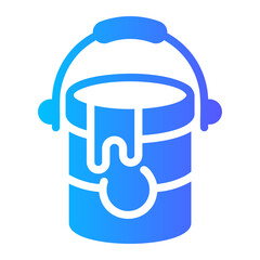 paint can Gradient icon