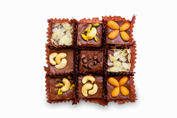 Dessert - Sweet Food, White Background, Cookie, Almond, Baked