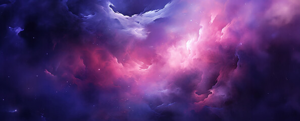 Abstract galaxy space background with stars and nebula. 