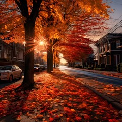 autumn in the park, fall in the park