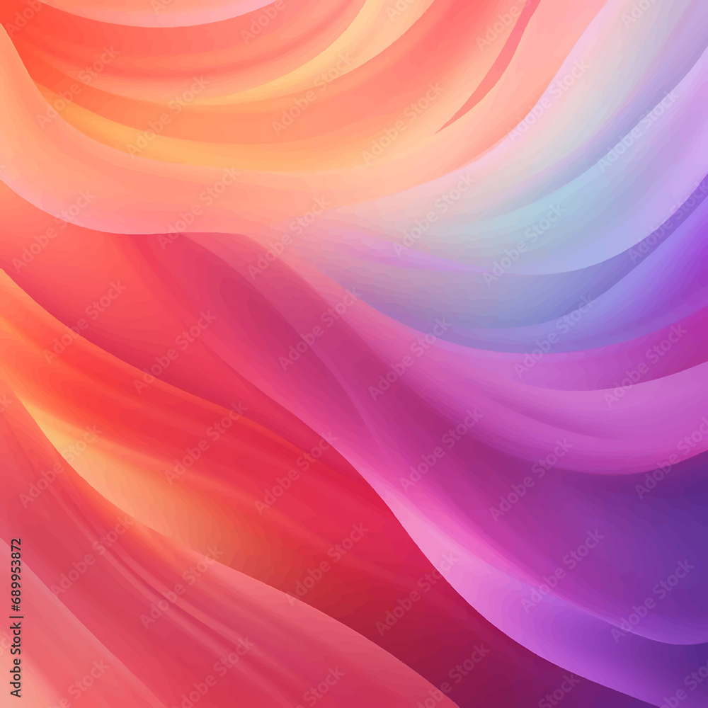 Poster wavy fluid smooth gradient layout curve futuristic vibrant flow wave effect blurred liquid poster