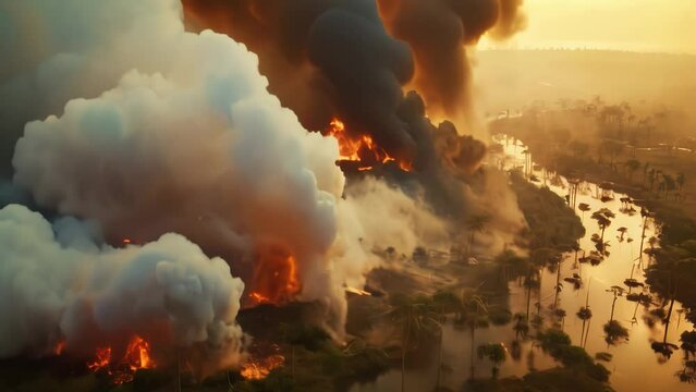 disaster of fires in the Amazon