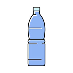 drink water plastic bottle color icon vector. drink water plastic bottle sign. isolated symbol illustration