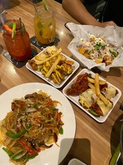 salad with seafood