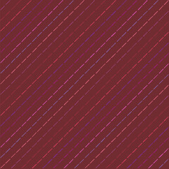 hand drawn striped diagonals. maroon repetitive background. vector seamless pattern. geometric fabric swatch. wrapping paper. continuous design template for textile, linen, home decor, apparel