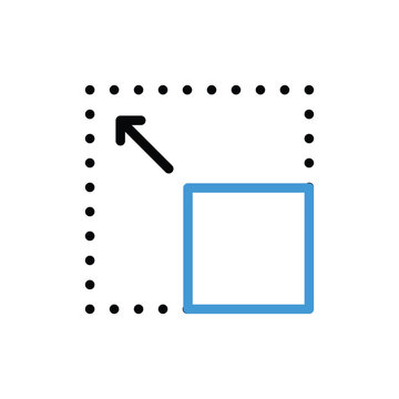  3d Cube Icon vector stock illustration