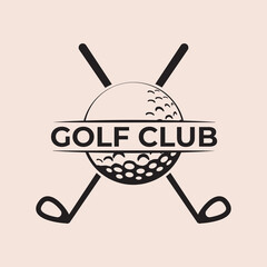 golf template logo vector design for golf club