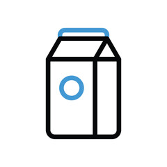 Milk Icon vector stock illustration