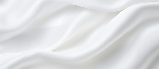 Texture of white fabric. - obrazy, fototapety, plakaty