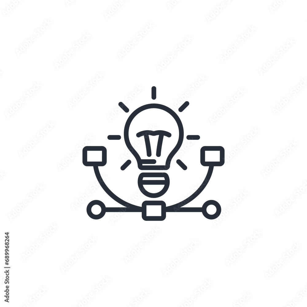 Poster potential icon. vector.editable stroke.linear style sign for use web design,logo.symbol illustration