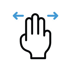 Swipe Icon vector stock illustration