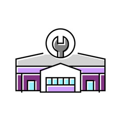 hardware shop shop color icon vector. hardware shop shop sign. isolated symbol illustration