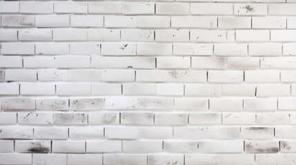 White brick wall background featuring the texture of whitened masonry