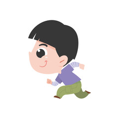 cute pose kids are playing cute