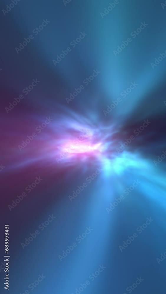 Poster futuristic energy beams loop vertical animation.