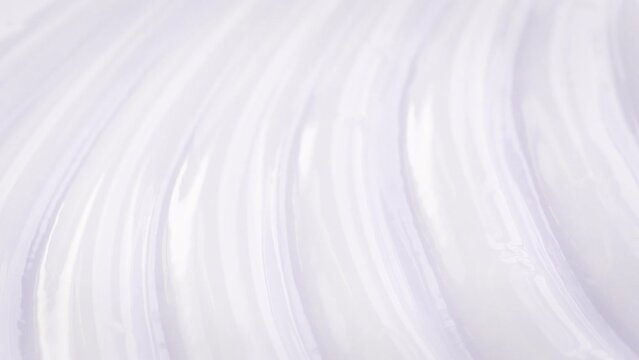 glitter wavy texture from thick white shampoo