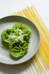 pasta with pesto