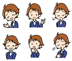 女性のイラスト1