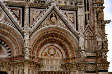 Die Altstadt Siena in der Toskana in Italien