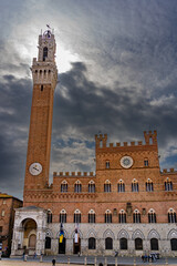 Fototapeta premium Die Altstadt Siena in der Toskana in Italien