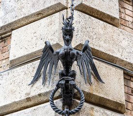 Naklejka premium Die Altstadt Siena in der Toskana in Italien