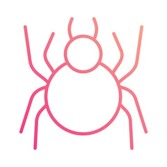 Spider icon vector stock illustration
