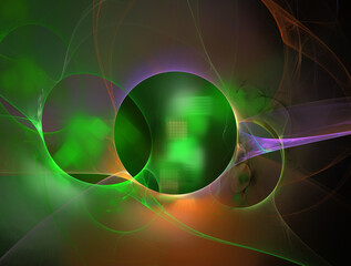 Imaginatory fractal abstract background Image