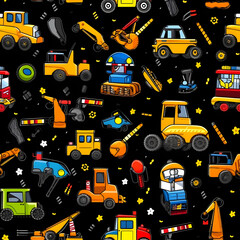 seamless pattern with cars